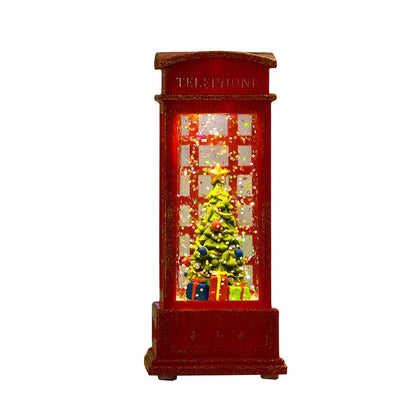 Weihnachtliche LED-Wasserlaterne – Magische Festtagsstimmung!