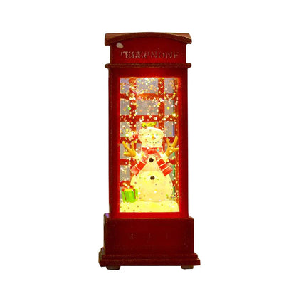 Weihnachtliche LED-Wasserlaterne – Magische Festtagsstimmung!