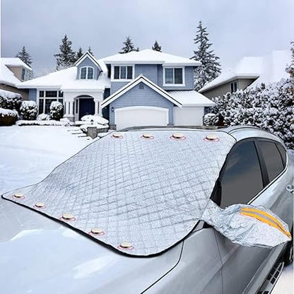 Magnetische Auto-Windschutzscheibenabdeckung für den Winter